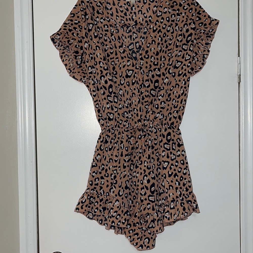 Leopard romper